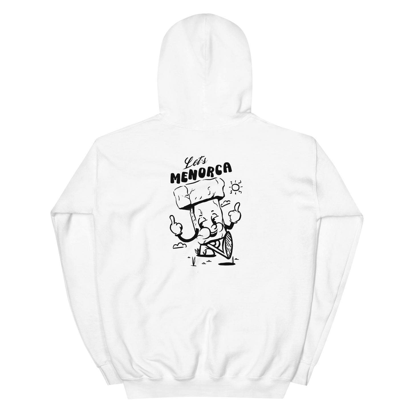 Sudadera con capucha "Let's menorca"