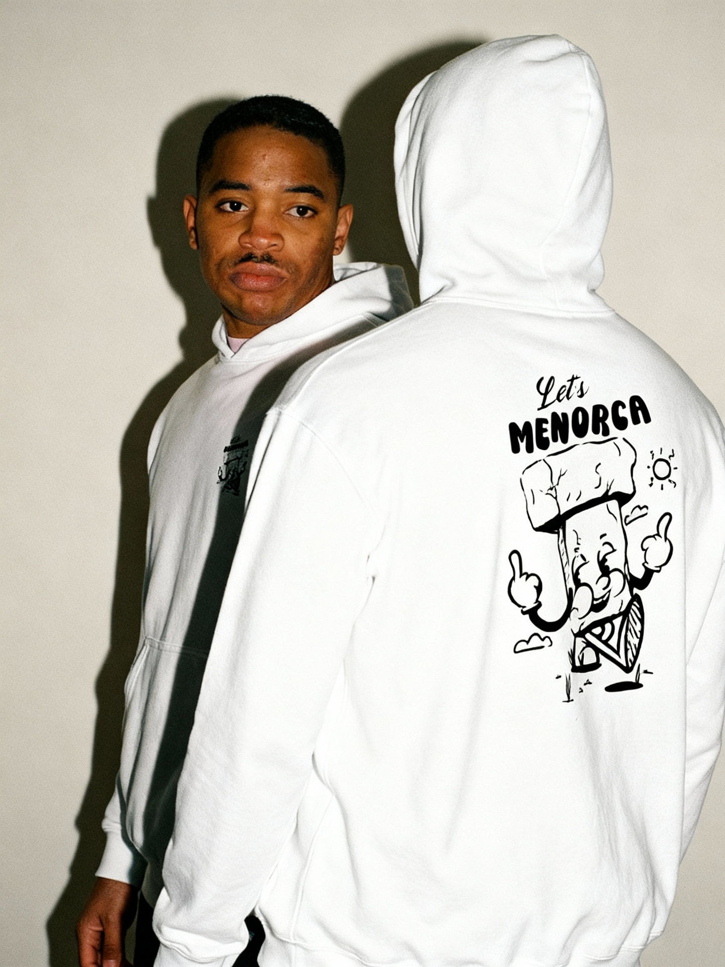 Sudadera con capucha "Let's menorca"