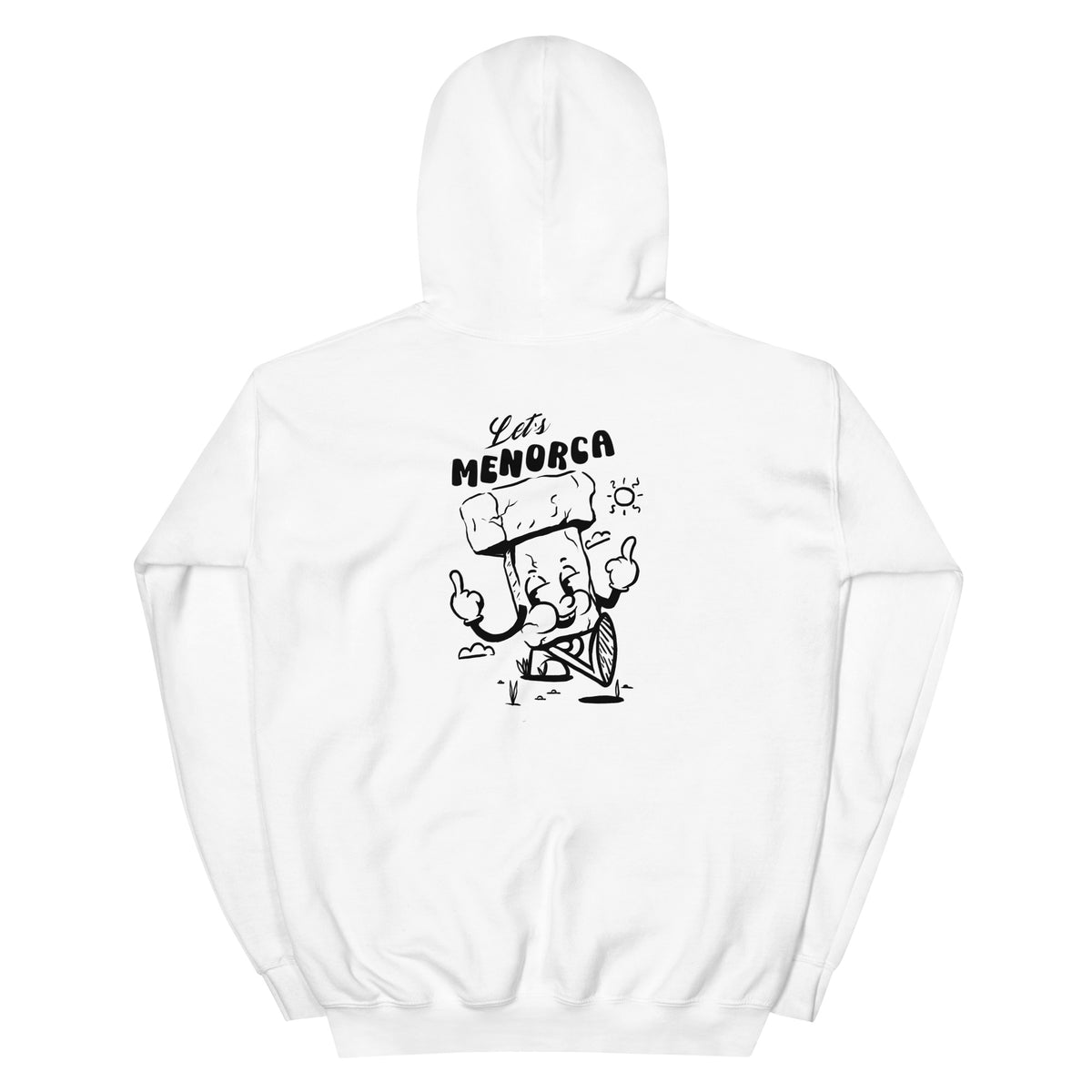 Sudadera con capucha "Let's menorca"